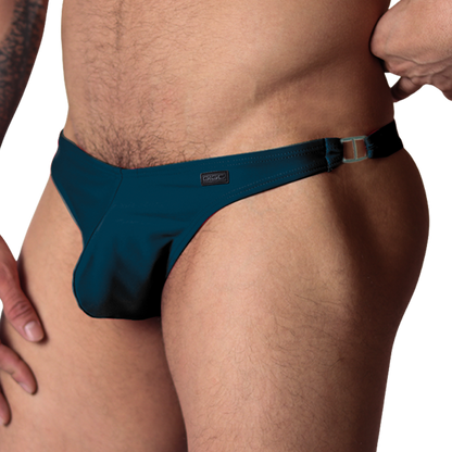 Dinamic Green Swim G String vista frontal de Gigo Underwear