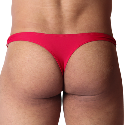 Dinamic Red Swim G String vista posterior de Gigo Underwear