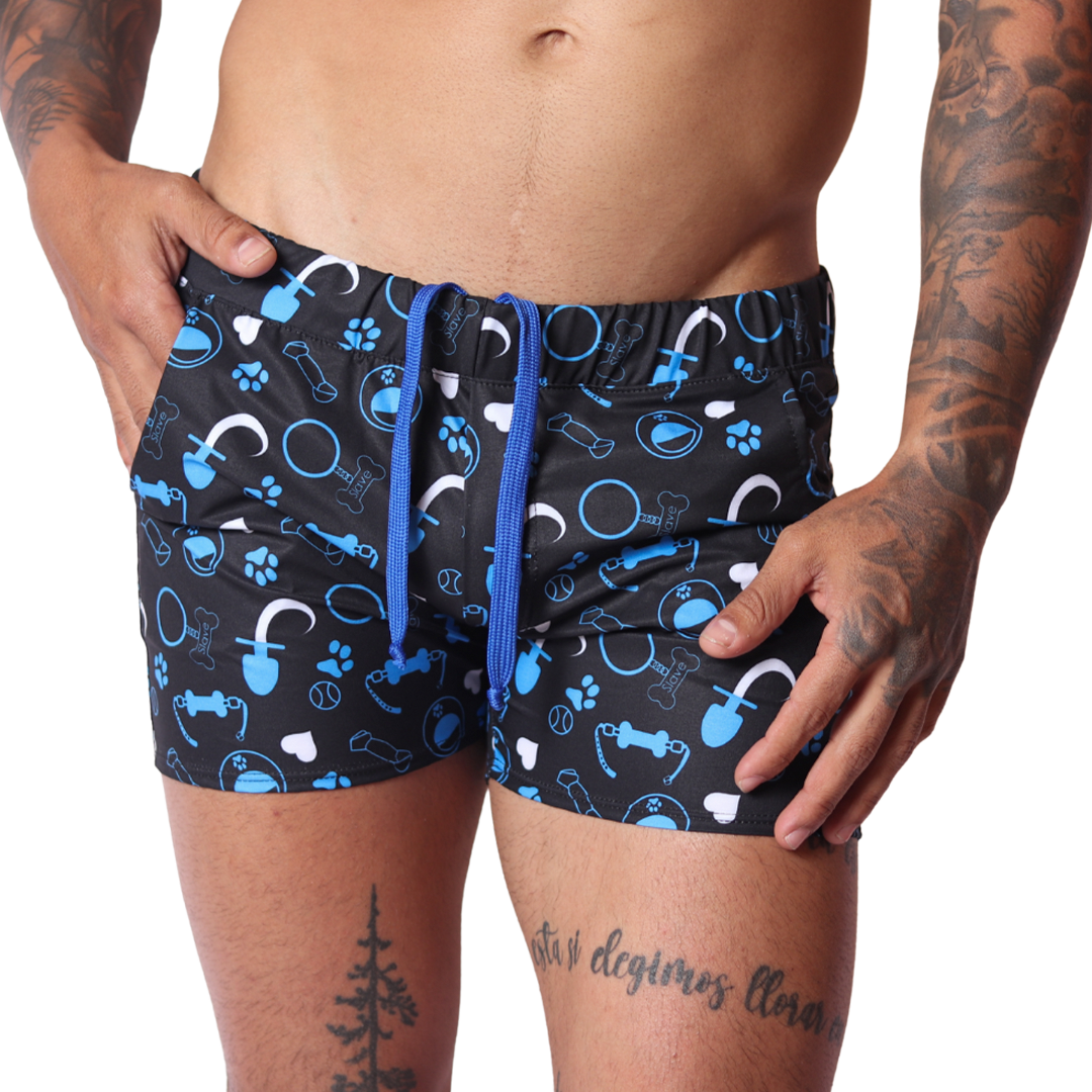Dog Blue Shorts de Gigo Underwear