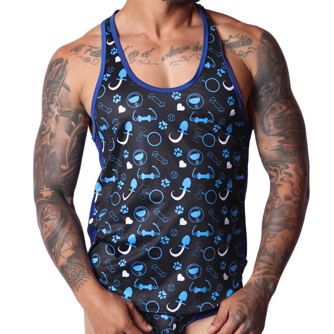 Dog Blue Tank de Gigo Underwear