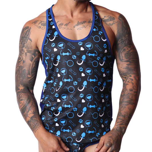Dog Blue Tank de Gigo Underwear