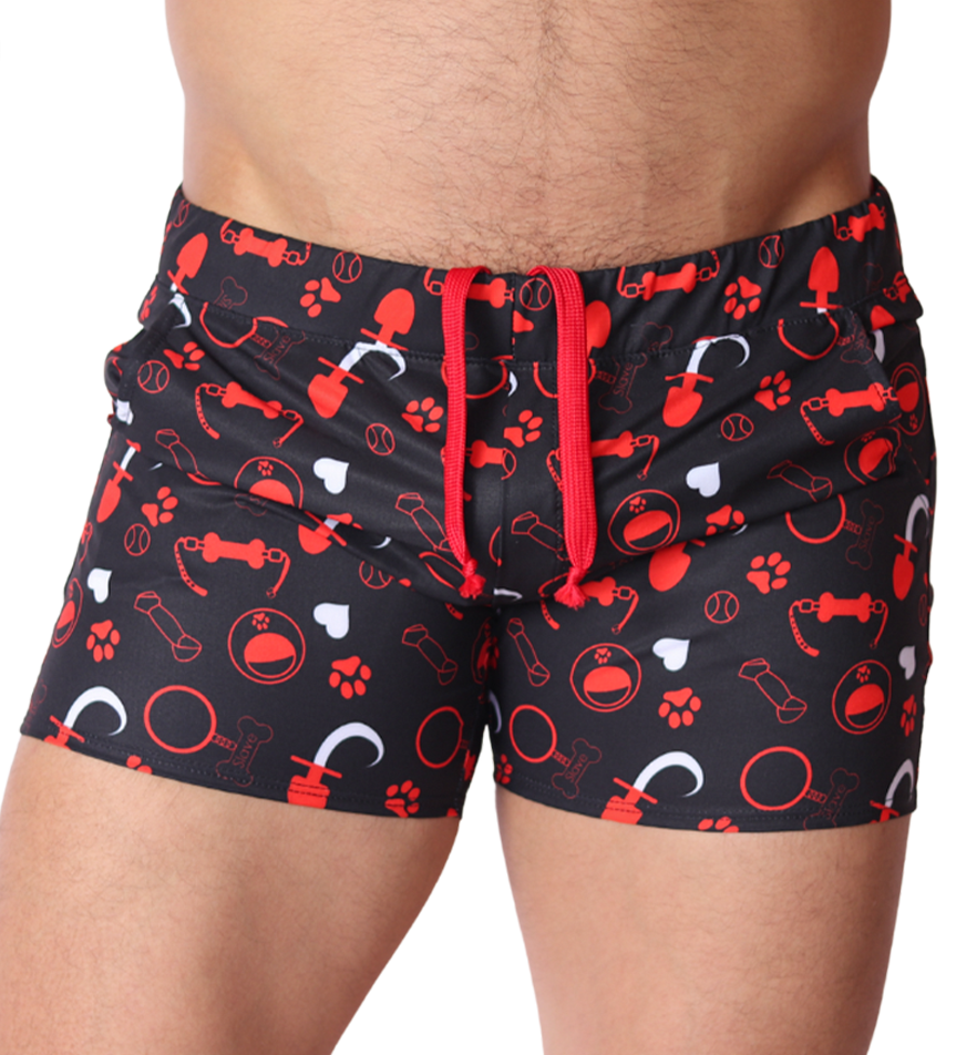Dog Red Shorts de Gigo Underwear