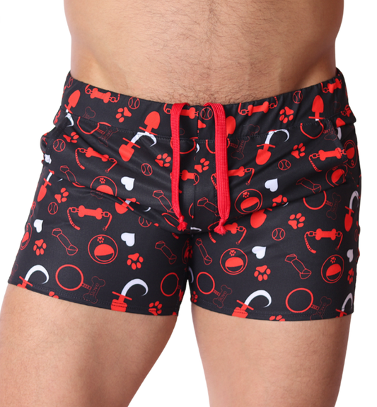 Dog Red Shorts de Gigo Underwear