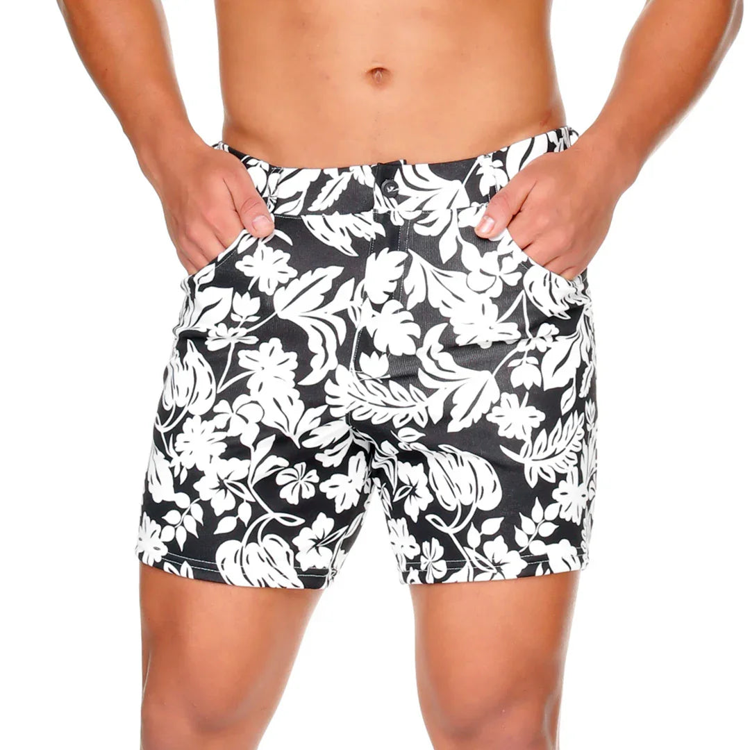 DYNASTY BLACK SHORT - Gigo Underwear Colombia