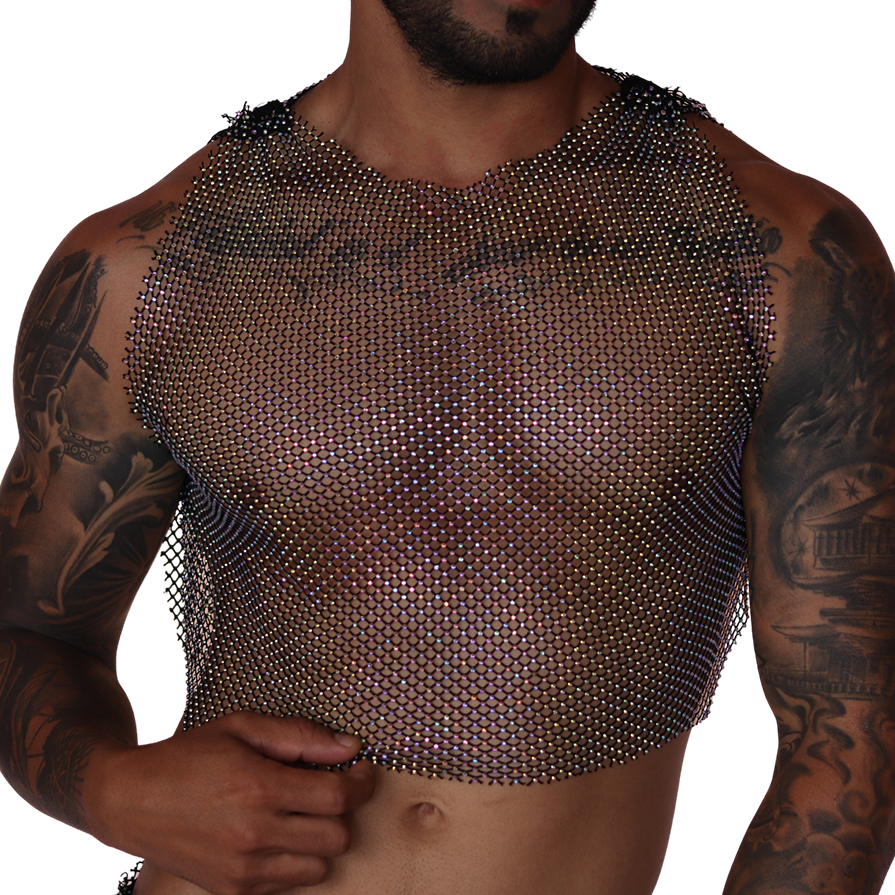 Diamond Black Crop Top de Gigo Underwear