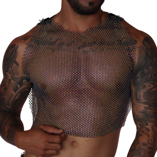 Diamond Black Crop Top de Gigo Underwear