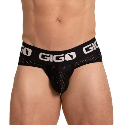 Energetic Black Brief de Gigo Underwear