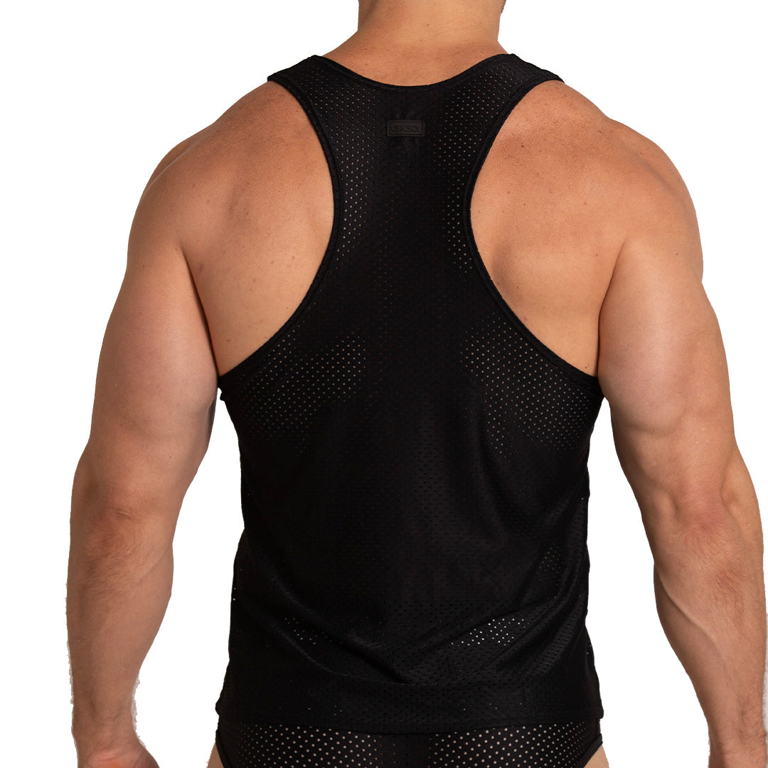 ENERGETIC BLACK TANK - Gigo Underwear Colombia