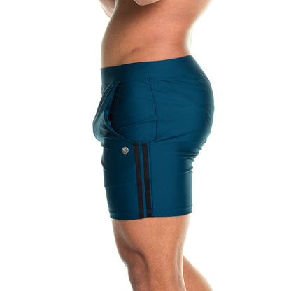 Energetic Green Short vista frontal de Gigo Underwear