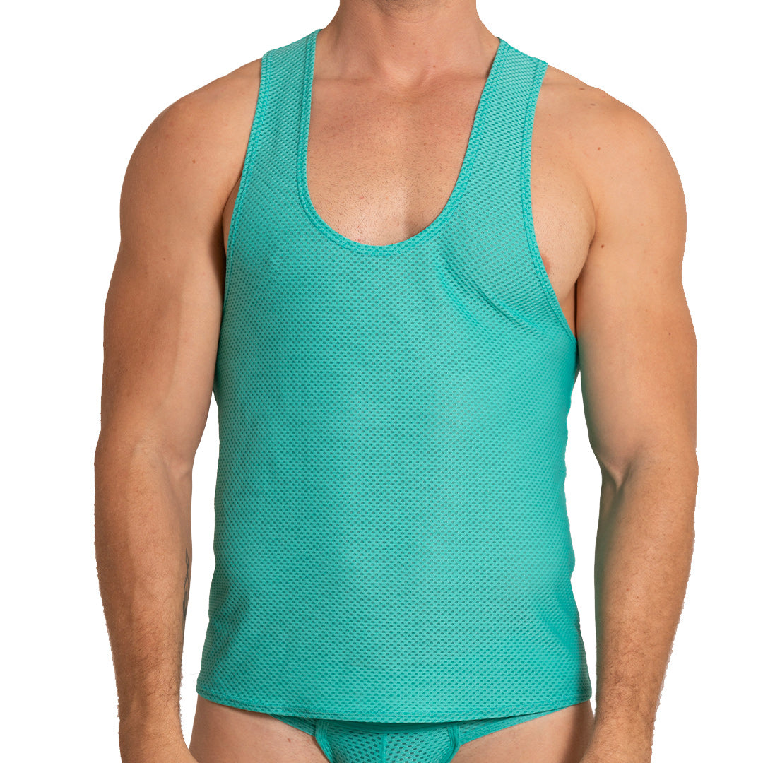 ENERGETIC GREEN TANK - Gigo Underwear Colombia