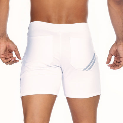Energy White Short vista posterior de Gigo Underwear