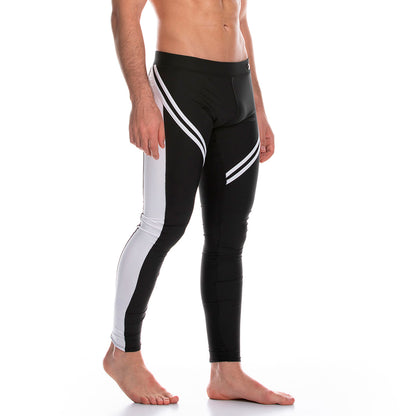 Enigmatic Black Leggins vista frontal de Gigo Underwear