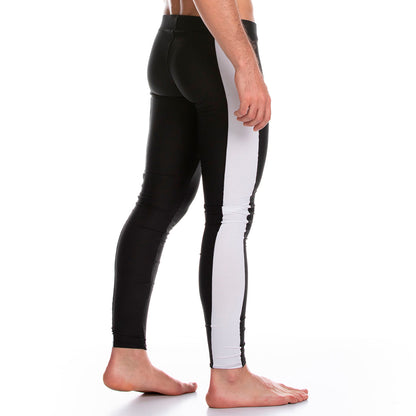 Enigmatic Black Leggins vista posterior de Gigo Underwear