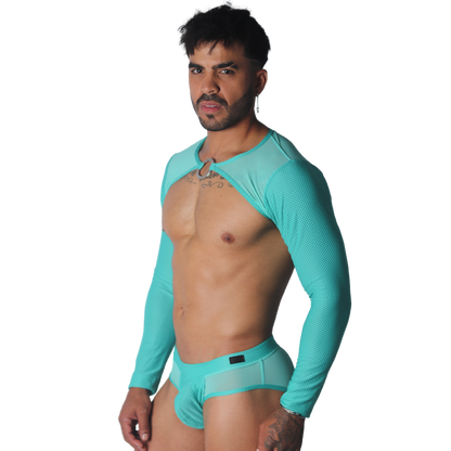 Evocative Aqua Harness en modelo de Gigo Underwear