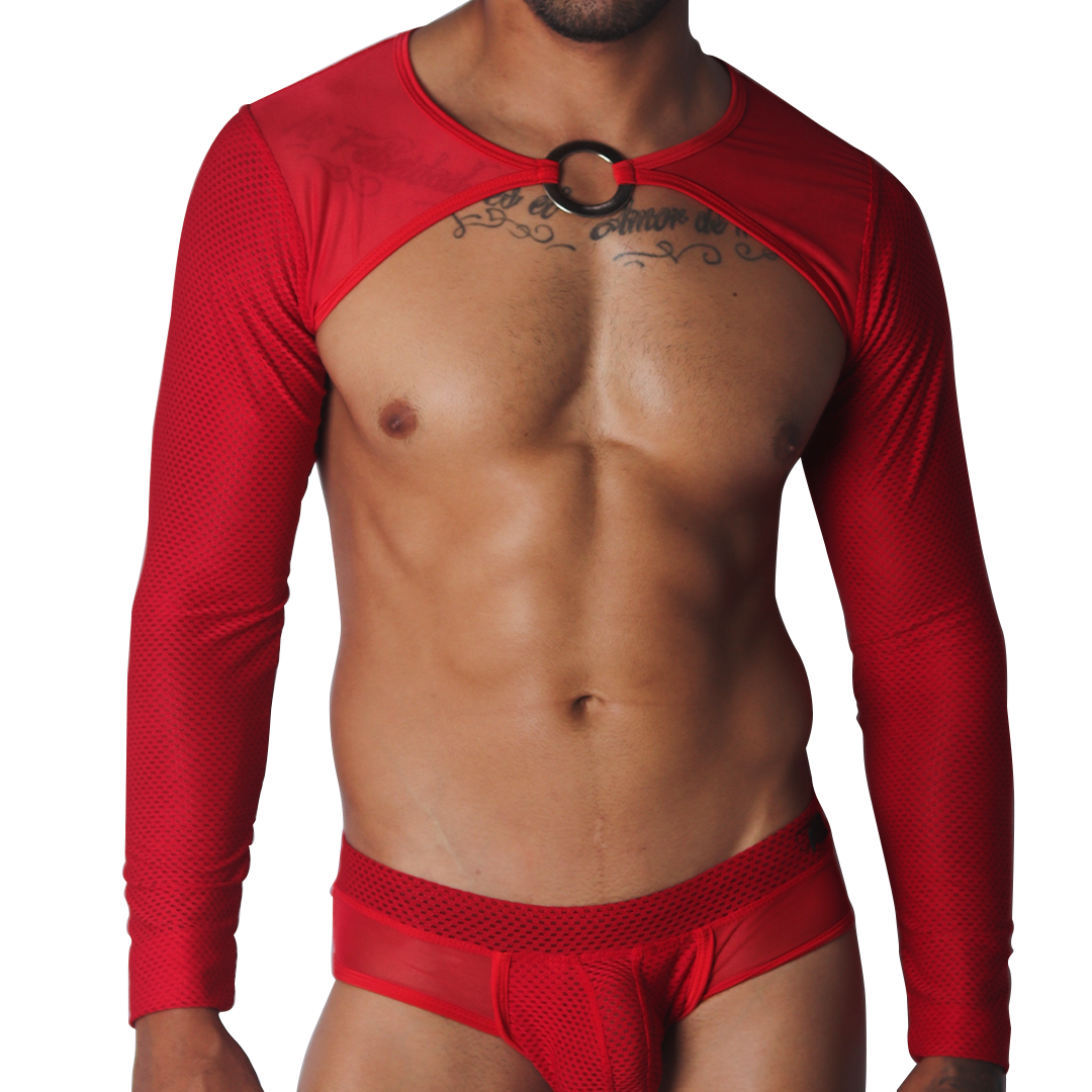 Evocative Red Harness de Gigo Underwear