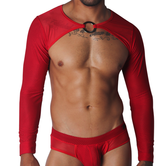 Evocative Red Harness de Gigo Underwear