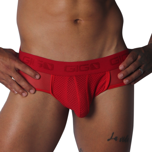 Evocative Red Jock Thong de Gigo Underwear