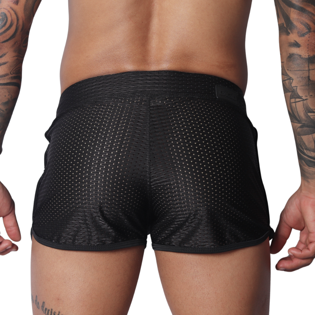 Exit Black Short vista posterior de Gigo Underwear