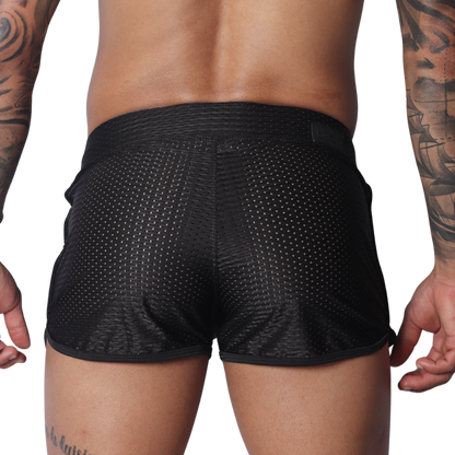 Exit Black Short vista posterior de Gigo Underwear