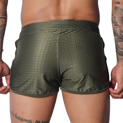 Exit Green Short vista posterior de Gigo Underwear