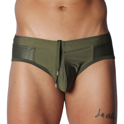 Exit Green Swim Brief de Gigo Underwear
