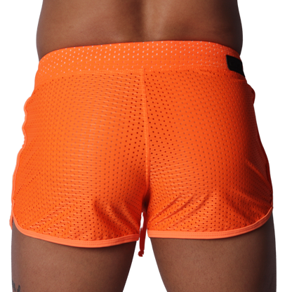 Exit Orange Short vista posterior de Gigo Underwear