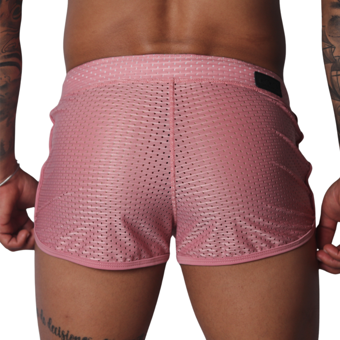 Exit Pink Short vista posterior de Gigo Underwear