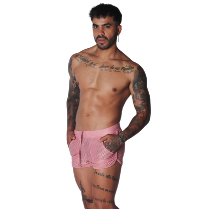 Exit Pink Short en modelo de Gigo Underwear
