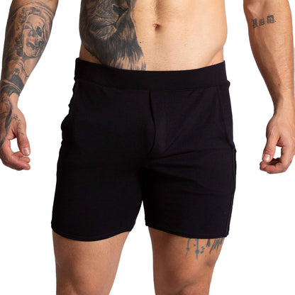 F Fetish Black Short vista frontal de Gigo Underwear
