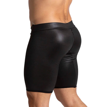 F Fetish Black Trunk Long vista posterior de Gigo Underwear
