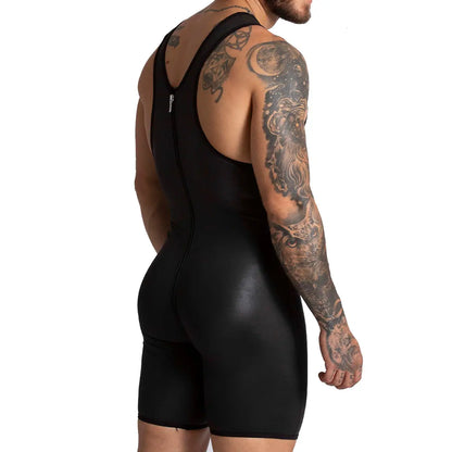 F Fetish Blue Body vista frontal de Gigo Underwear