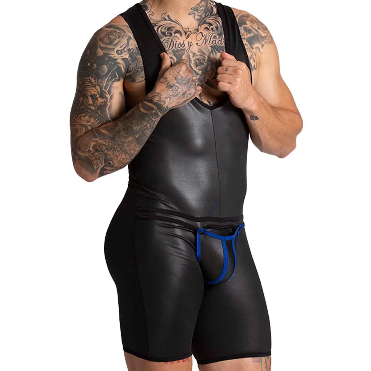 F FETISH BLUE BODY - Gigo Underwear Colombia