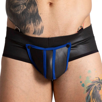 F Fetish Blue Brief vista posterior de Gigo Underwear
