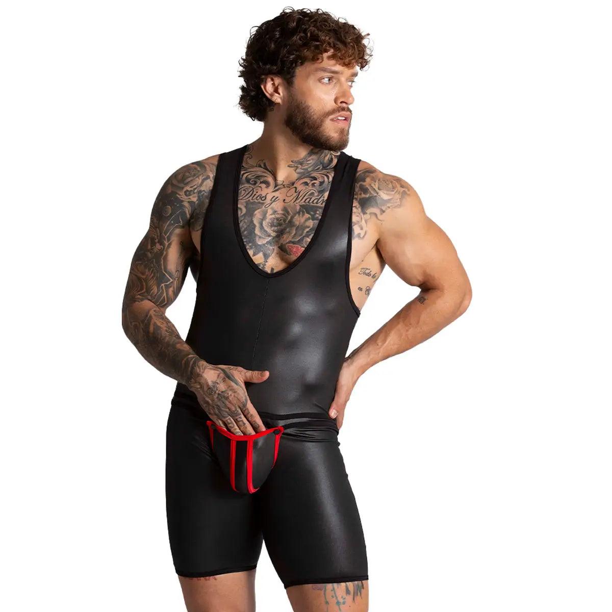 F FETISH RED BODY - Gigo Underwear Colombia