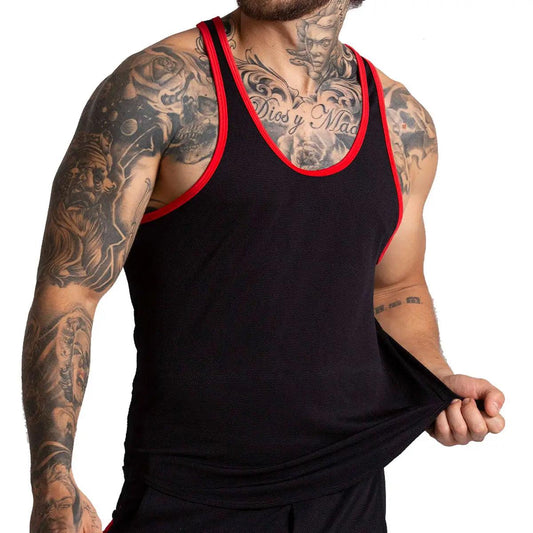F FETISH RED TANK - Gigo Underwear Colombia