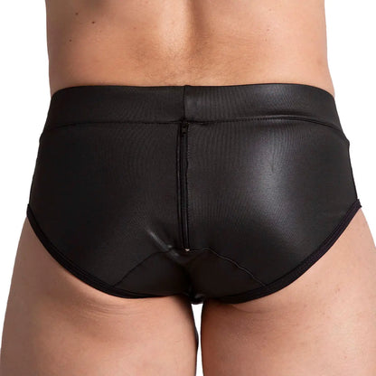 F Fetish White Brief vista posterior de Gigo Underwear