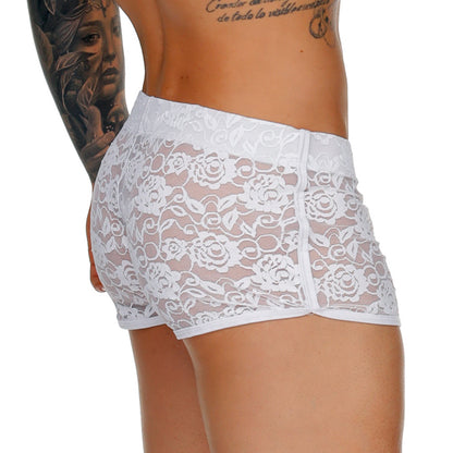 Female White Hotshort vista frontal de Gigo Underwear