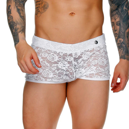FEMALE WHITE HOTSHORT - Gigo Underwear Colombia