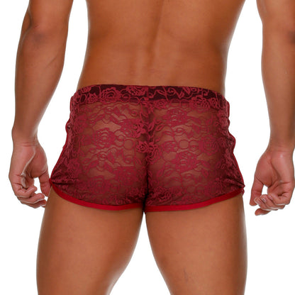 Female Wine Hotshort vista posterior de Gigo Underwear