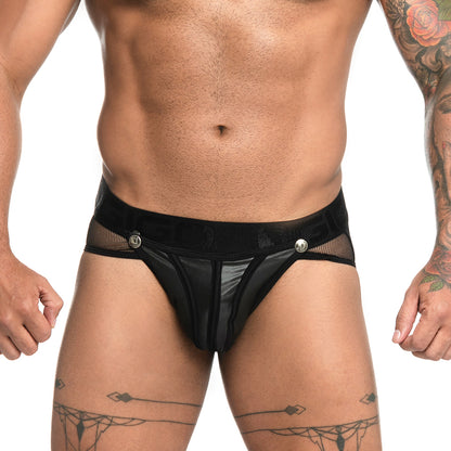Fetiche Black Brief Jockstrap de Gigo Underwear