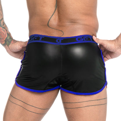 Fetiche Blue Short vista frontal de Gigo Underwear