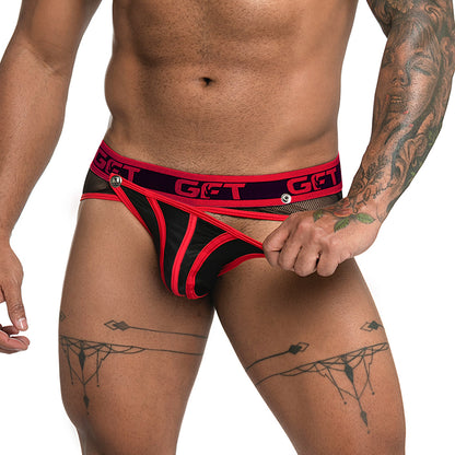 Fetiche Red Brief Jockstrap de Gigo Underwear