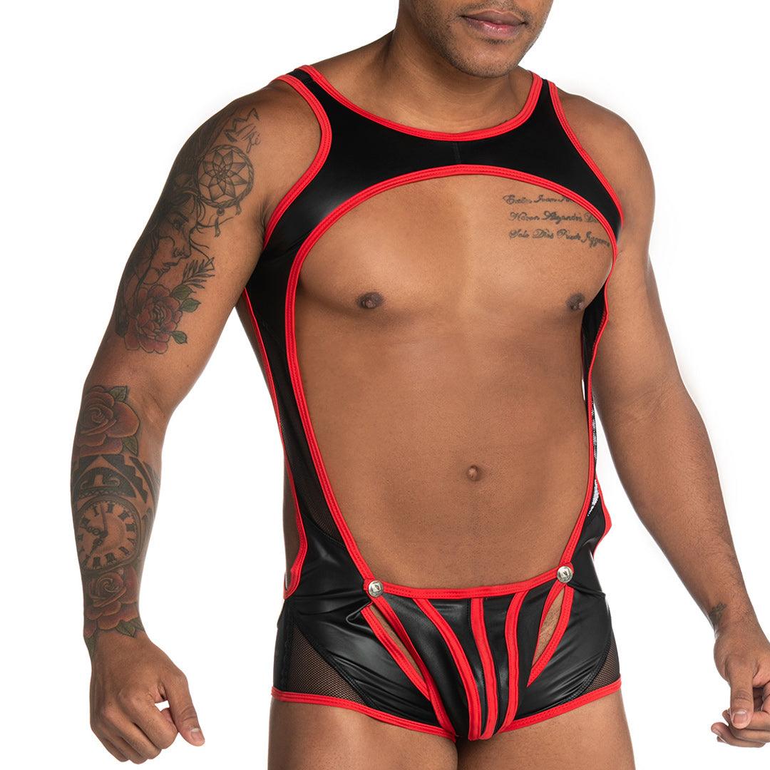 FETICHE RED SINGLET - Gigo Underwear Colombia