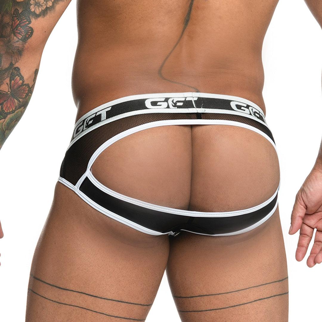 FETICHE WHITE ZIPPER BRIEF JOCKSTRAP - Gigo Underwear Colombia