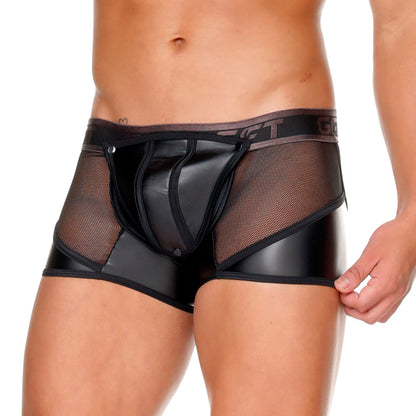 Fetish Black Trunk vista frontal de Gigo Underwear