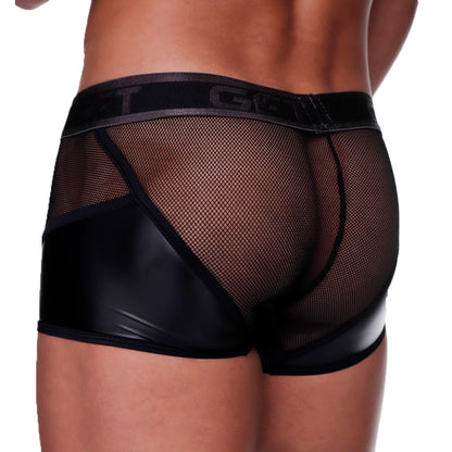 Fetish Black Trunk vista posterior de Gigo Underwear