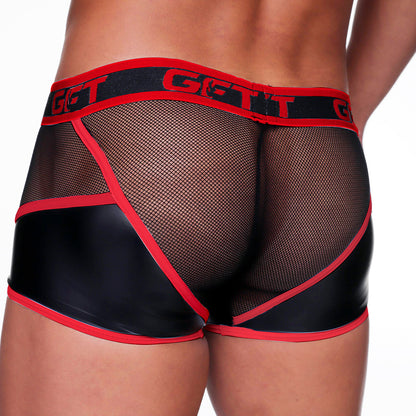 Fetish Red Trunk vista frontal de Gigo Underwear