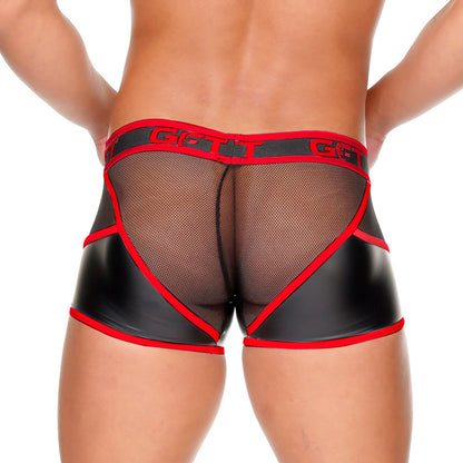 Fetish Red Trunk vista posterior de Gigo Underwear