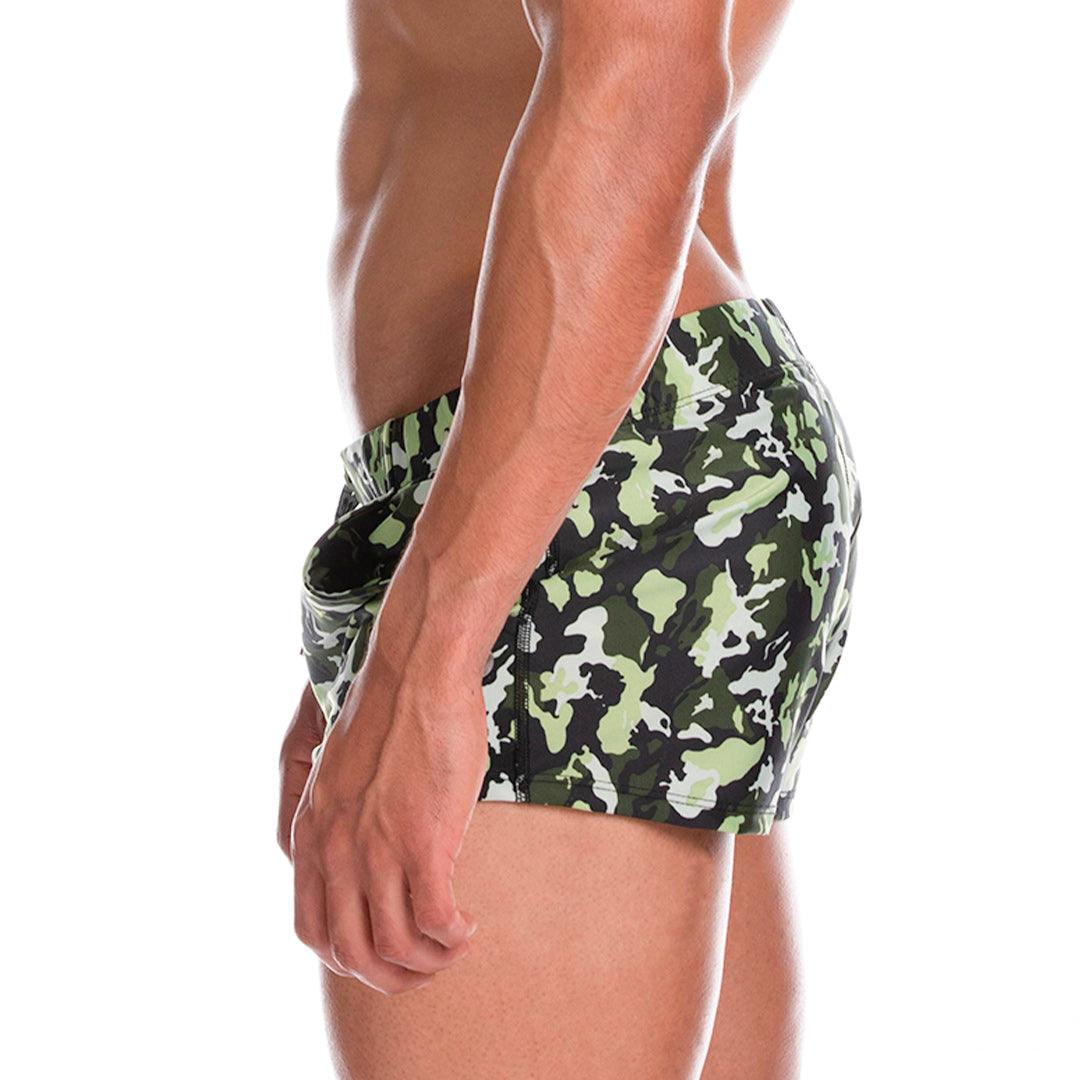 FIGHTER BEACHWEAR - Pantalones cortos de baño estampados para hombres