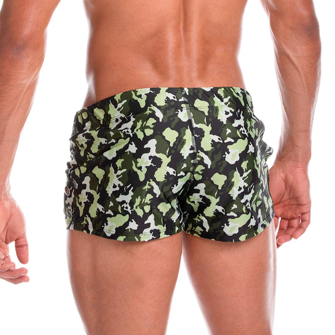 FIGHTER BEACHWEAR - Pantalones cortos de baño estampados para hombres